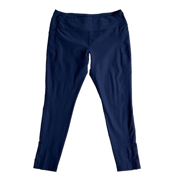 Mondetta Performance Luxury Leggins Size‎ XL Blue Leg Details - Picture 1 of 12